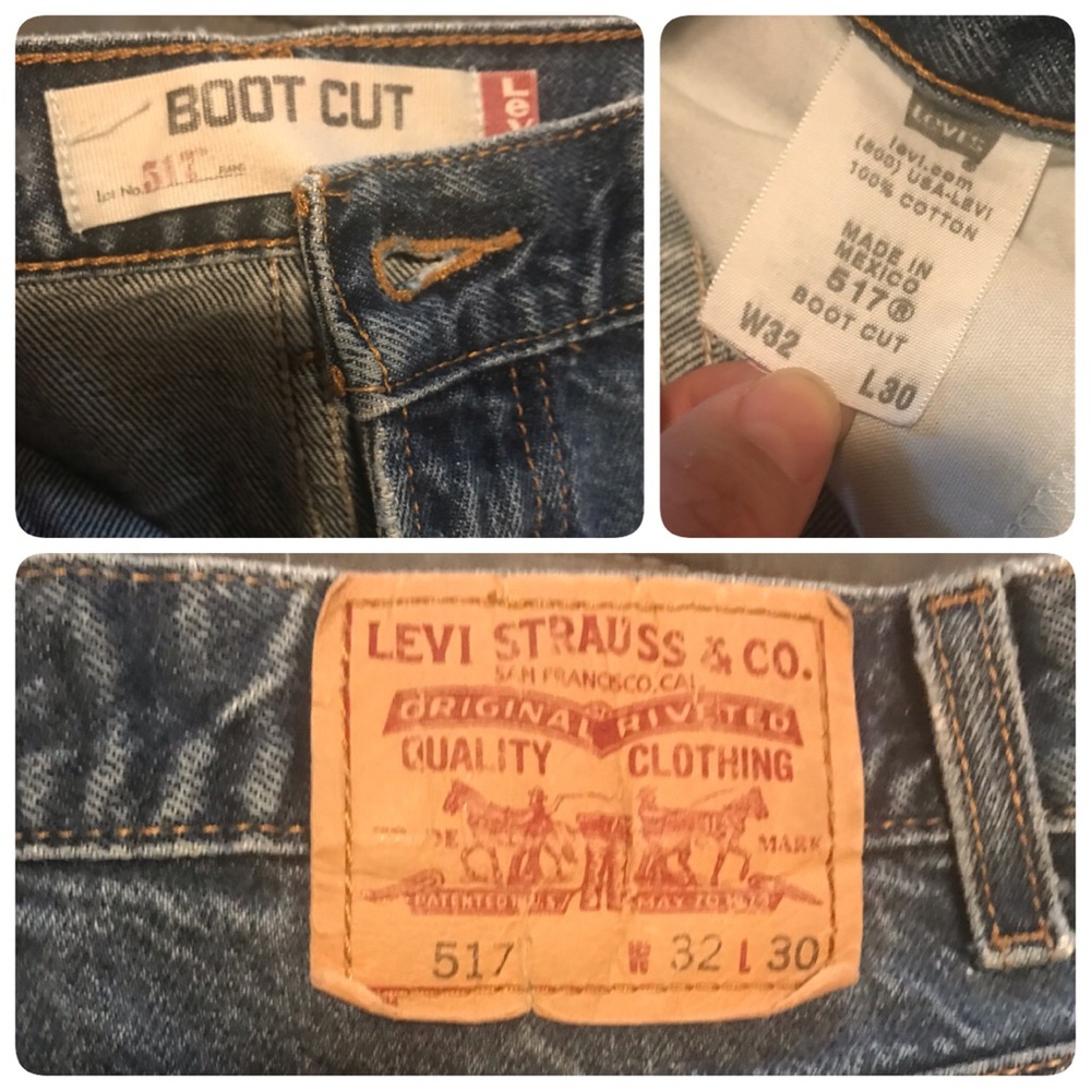 Vintage Levi’s 517 bootcut 32 by 30 - Picture 5 of 7